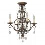 Elstead Lighting Chateau lampa podsufitowa 4x60 W brązowa FE-CHATEAU4 zdj.3