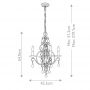Elstead Lighting Chateau lampa podsufitowa 4x60 W brązowa FE-CHATEAU4 zdj.2