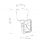 Elstead Lighting Concord kinkiet 1x3 W chrom FE-CONCORD1-BATH zdj.2