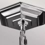 Elstead Lighting Corinne lampa wisząca 3x60 W nikiel FE-CORINNE-3P-S zdj.3