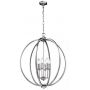 Elstead Lighting Corinne lampa wisząca 6x60 W nikiel FE-CORINNE-6P-L zdj.1