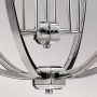 Elstead Lighting Corinne lampa wisząca 6x60 W nikiel FE-CORINNE-6P-L zdj.5
