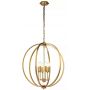 Elstead Lighting Corinne lampa wisząca 6x60 W mosiądz FE-CORINNE-6P-L-BB zdj.1