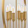 Elstead Lighting Corinne lampa wisząca 6x60 W mosiądz FE-CORINNE-6P-L-BB zdj.6