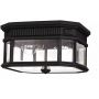 Elstead Lighting Cotswold Lane plafon zewnętrzny 2x60 W czarna FE-COTSLN-F-BK zdj.1