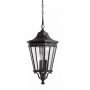 Elstead Lighting Cotswold Lane lampa wisząca zewnętrzna 3x60 W czarna FE-COTSLN8-L-BK zdj.1