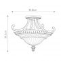 Elstead Lighting Drawing Room lampa wisząca 2x100 W brązowa/beżowa FE-DRAWING-ROOM-SFC zdj.2