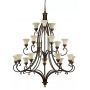Elstead Lighting Drawing Room lampa wisząca 18x60 W orzech FE-DRAWING-ROOM18 zdj.1