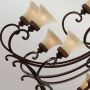 Elstead Lighting Drawing Room lampa wisząca 18x60 W orzech FE-DRAWING-ROOM18 zdj.4