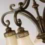 Elstead Lighting Drawing Room lampa wisząca 5x60 W orzech FE-DRAWING-ROOM5 zdj.4
