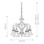 Elstead Lighting Drawing Room lampa wisząca 5x60 W orzech FE-DRAWING-ROOM5 zdj.2