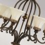 Elstead Lighting Drawing Room lampa wisząca 6x60 W orzech FE-DRAWING-ROOM6 zdj.4