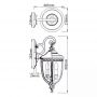 Elstead Lighting English Bridle kinkiet zewnętrzny 3x60 W brązowy FE-EB2-M-BRB zdj.2