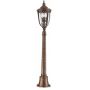 Elstead Lighting English Bridle lampa stojąca zewnętrzna 3x60 W brązowa FE-EB4-M-BRB zdj.1