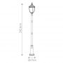 Elstead Lighting English Bridle lampa stołowa zewnęt 3x60 W czarna FE-EB5-L-BLK zdj.2