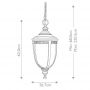 Elstead Lighting English Bridle lampa wisząca zewnętrzna 3x60 W czarna FE-EB8-L-BLK zdj.2