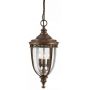 Elstead Lighting English Bridle lampa wisząca zewnętrzna 3x60 W brązowa FE-EB8-L-BRB zdj.1