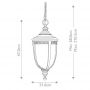 Elstead Lighting English Bridle lampa wisząca zewnętrzna 3x60 W czarna FE-EB8-M-BLK zdj.2