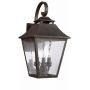 Elstead Lighting Galena kinkiet zewnętrzny 3x40 W brązowy FE-GALENA2-L-SBL zdj.1