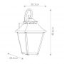Elstead Lighting Galena kinkiet zewnętrzny 1x60 W brązowy FE-GALENA2-M-SBL zdj.2