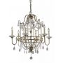 Elstead Lighting Gianna lampa wisząca 6x60 W srebrna FE-GIANNA6 zdj.1