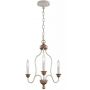 Elstead Lighting Hartsville lampa wisząca 3x40 W biała/drewno FE-HARTSVILLE3 zdj.1