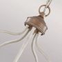 Elstead Lighting Hartsville lampa wisząca 5x40 W biała/drewno FE-HARTSVILLE5 zdj.4