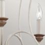 Elstead Lighting Hartsville lampa wisząca 5x40 W biała/drewno FE-HARTSVILLE5 zdj.7