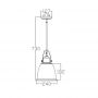 Elstead Lighting Hobson lampa podsufitowa 1x60 W mosiądz FE-HOBSON-P-M-AB zdj.2