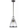 Elstead Lighting Hobson lampa podsufitowa 1x60 W nikiel FE-HOBSON-P-M-SN zdj.1