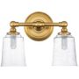 Elstead Lighting Huguenot Lake kinkiet 2x3 W mosiądz oksydowany FE-HUGOLAKE2BATH-BB zdj.2