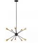 Elstead Lighting Jax lampa podsufitowa 10x3 W czarna FE-JAX10-MB zdj.1