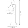 Elstead Lighting Joan lampa biurkowa 1x60 W biały mat/mosiądz FE-JOAN-TL-MW zdj.2