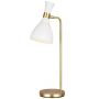 Elstead Lighting Joan lampa biurkowa 1x60 W biały mat/mosiądz FE-JOAN-TL-MW zdj.1