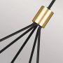 Elstead Lighting Joan lampa wisząca 5x60 W czarna/oksydowany mosiądz FE-JOAN5-MB zdj.5