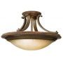 Elstead Lighting Kelham Hall lampa podsufitowa 2x60 W brytyjski brąz/florenckie złoto FE-KELHAM-HALL-SF zdj.1