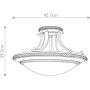 Elstead Lighting Kelham Hall lampa podsufitowa 2x60 W brytyjski brąz/florenckie złoto FE-KELHAM-HALL-SF zdj.2