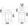 Elstead Lighting Lighthouse kinkiet zewnętrzny 1x60 W teksturowana czerń FE-LIGHTHOUSE2-M-BLK zdj.2