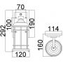 Elstead Lighting Lighthouse kinkiet zewnętrzny 1x60 W teksturowana czerń FE-LIGHTHOUSE2-S-BLK zdj.2