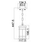 Elstead Lighting Lighthouse lampa wisząca 1x60 W teksturowana czerń FE-LIGHTHOUSE8-S-BLK zdj.2