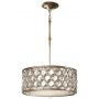 Elstead Lighting Lucia lampa wisząca 3x60 W oksydowane srebro FE-LUCIA-B zdj.1