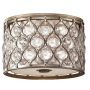 Elstead Lighting Lucia plafon 2x60 W oksydowane srebro FE-LUCIA-F zdj.1