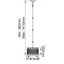 Elstead Lighting Lucia lampa wisząca 1x60 W oksydowane srebro FE-LUCIA-P-C zdj.2