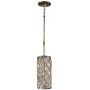 Elstead Lighting Lucia lampa wisząca 1x60 W oksydowane srebro FE-LUCIA-P-D zdj.1