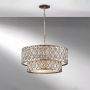 Elstead Lighting Lucia lampa wisząca 6x60 W oksydowane srebro FE-LUCIA-P-E-2TR zdj.3