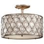 Elstead Lighting Lucia lampa podsufitowa 3x60 W oksydowane srebro FE-LUCIA-SF zdj.1