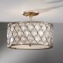 Elstead Lighting Lucia lampa podsufitowa 3x60 W oksydowane srebro FE-LUCIA-SF zdj.3