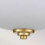 Elstead Lighting Malibu plafon 2x60 W szczotkowany mosiądz FE-MALIBU-F-BATH-BB zdj.4