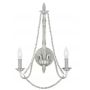 Elstead Lighting Maryville kinkiet 2x60 W przecierany szary FE-MARYVILLE2 zdj.1