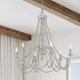 Elstead Lighting Maryville lampa wisząca 6x60 W przecierany szary FE-MARYVILLE6 zdj.3